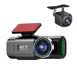 دوربین فیلمبرداری ثبت وقایع خودرو مدل 4K Ultra HD WiFi به همراه دوربین عقب 101898048