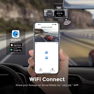 دوربین فیلمبرداری ثبت وقایع خودرو مدل 4K Ultra HD WiFi به همراه دوربین عقب 101898052